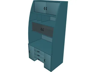 Cabinet 3D Model preview