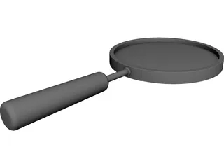 Magnifying Glass 3D Model preview