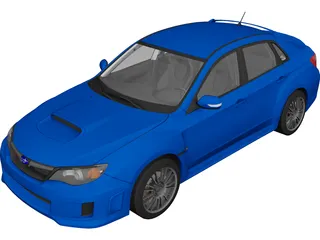 Subaru Impreza WRX STi 3D Model preview
