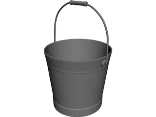 Water Bucket 3D Model preview