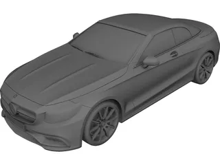Mercedes-Benz S-Class Cabriolet (2016) 3D Model preview