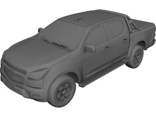 Chevrolet S-10 Pickup (2014) 3D Model preview
