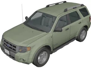 Ford Escape Hybrid 3D Model preview