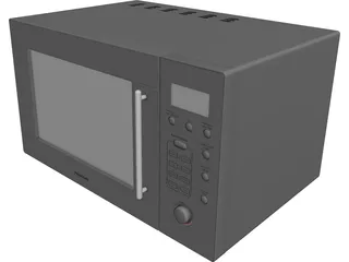 Microwave 3D Model preview