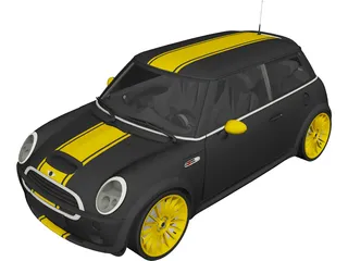 Mini Cooper S Modified (2005) 3D Model preview