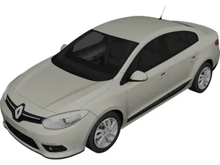 Renault Fluence (2013) 3D Model preview