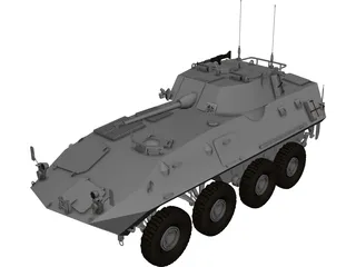 Piranha Lav-25 3D Model preview