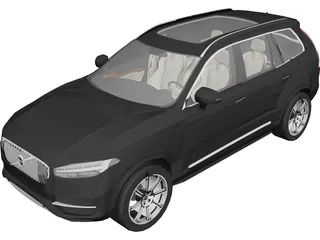 Volvo XC90 (2015) 3D Model preview