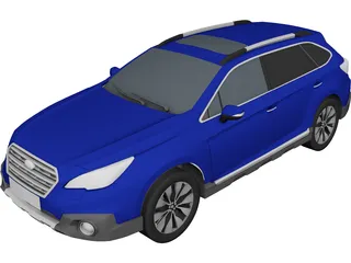 Subaru Outback 3D Model preview