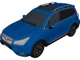 Subaru Forester 3D Model preview