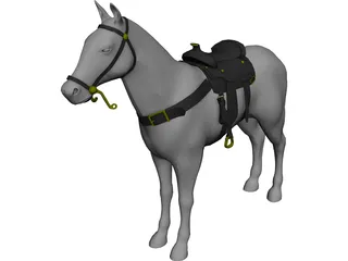Horse 3D Model preview