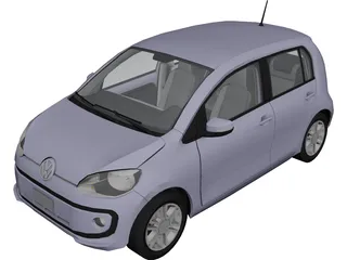 Volkswagen UP (2016) 3D Model preview