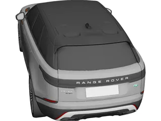Range Rover Velar (2017) 3D Model preview