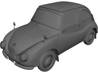 Subaru 360 (1958) 3D Model preview