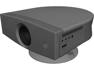 Video Projector 3D Model preview
