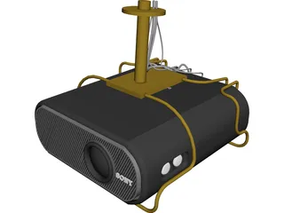 Sony Video Projector 3D Model preview