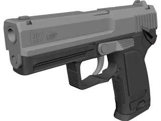 Heckler & Koch USP 3D Model preview