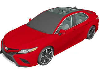 Toyota Camry (2018) 3D Model preview