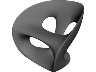 Hara Chair 3D Model preview