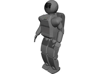 Asimo Robot 3D Model preview