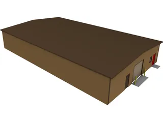 Warehouse 3D Model preview