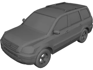 Honda Pilot (2005) 3D Model preview
