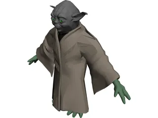 Star Wars Yoda 3D Model preview