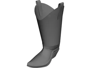 Cowboy Boot 3D Model preview