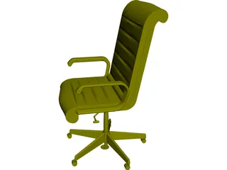 Sapper Executive Armchair 3D Model preview