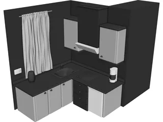 Kitchen 3D Model preview
