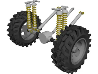 Suspension 3D Model preview