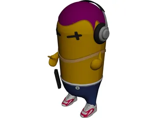 Music Monster 3D Model preview