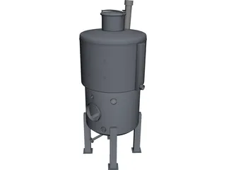 Wine Holding Tank 3D Model preview