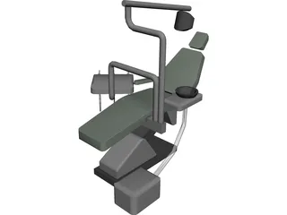 Odontological Chair 3D Model preview