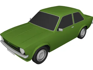 Opel Kadett C (1973) 3D Model preview