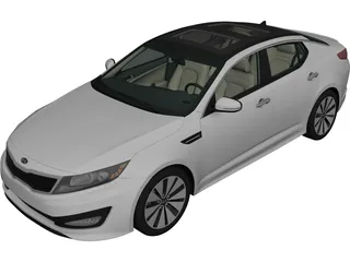 Kia Optima (2011) 3D Model preview