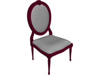 Classic Chair 3D Model preview