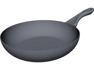 Frying Pan 3D Model preview
