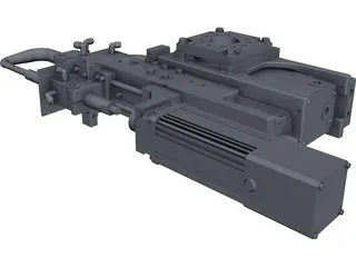 C-Spot Weld Gun 3D Model preview