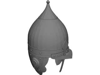 Russian Knight Helmet 3D Model preview