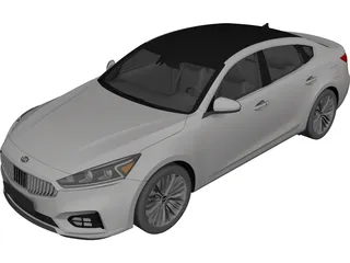 Kia Cadenza (2017) 3D Model preview