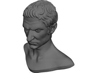 Statue of Caesar 3D Model preview