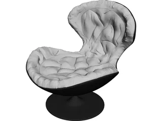 Arm Chair 3D Model preview