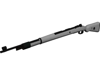 Mauser Karabiner 3D Model preview
