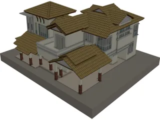 House 3D Model preview