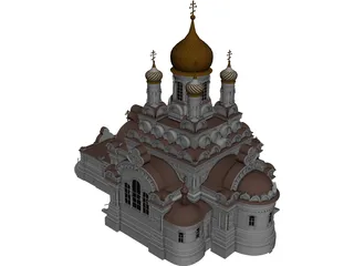 Church 3D Model preview