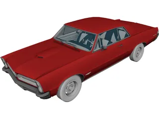 Pontiac Lemans (1965) 3D Model preview