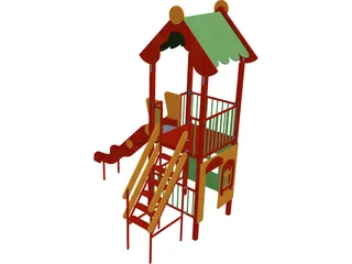 Park Slides 3D Model preview