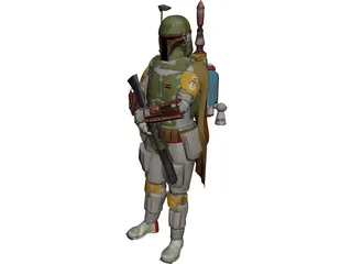Boba Fett 3D Model preview