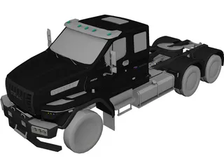 Ural Next Neo 6x4 Truck 3D Model preview